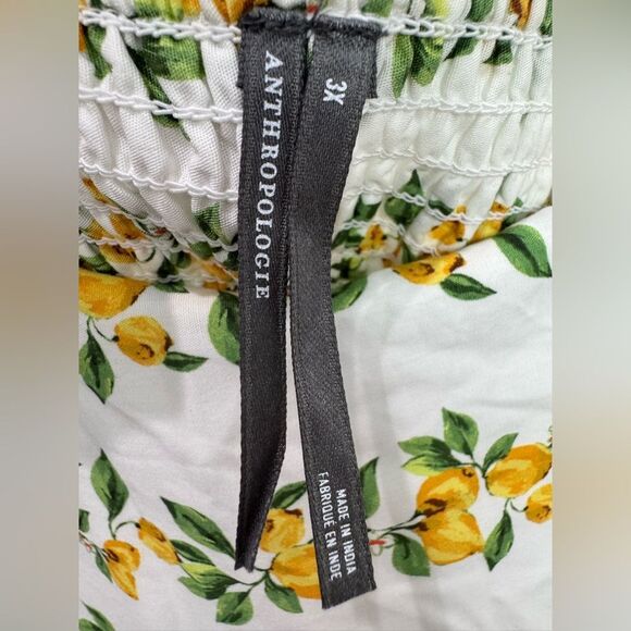 NEW ANTHROPOLOGIE  Helena Smocked Midi Dress - Yellow Floral - Picture 8 of 11